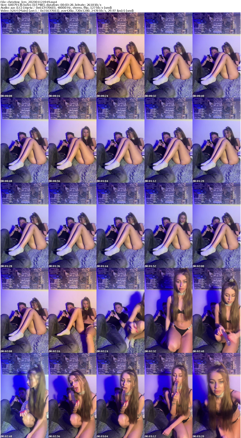 Preview thumb from christine_krn on 2023-01-12 @ bongacams