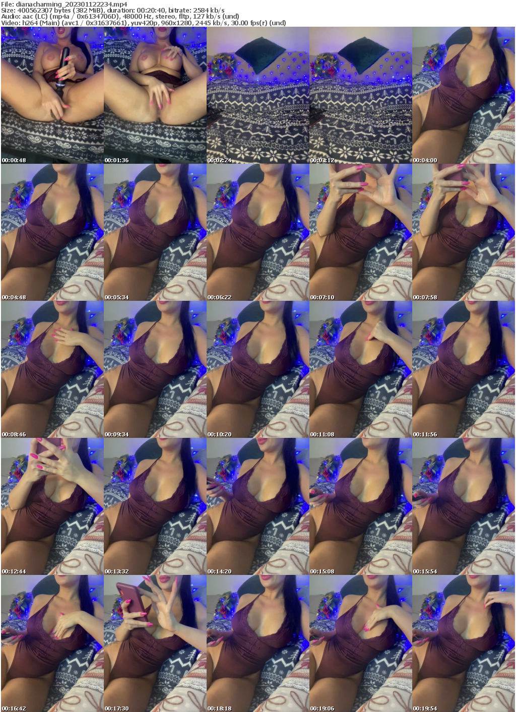 Preview thumb from dianacharming on 2023-01-12 @ bongacams