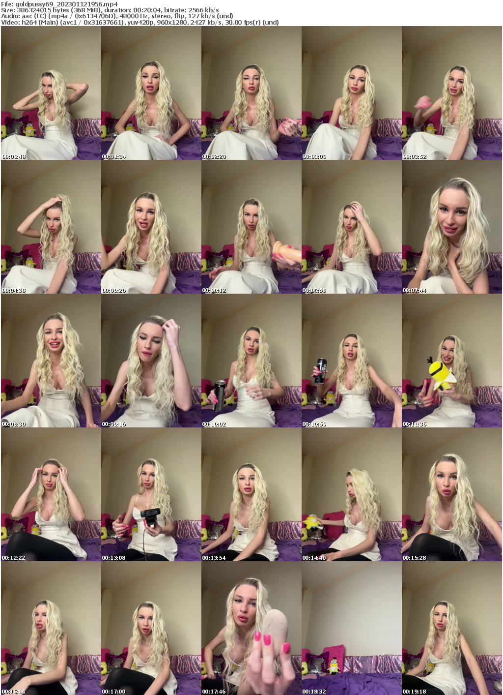 Preview thumb from goldpussy69 on 2023-01-12 @ bongacams