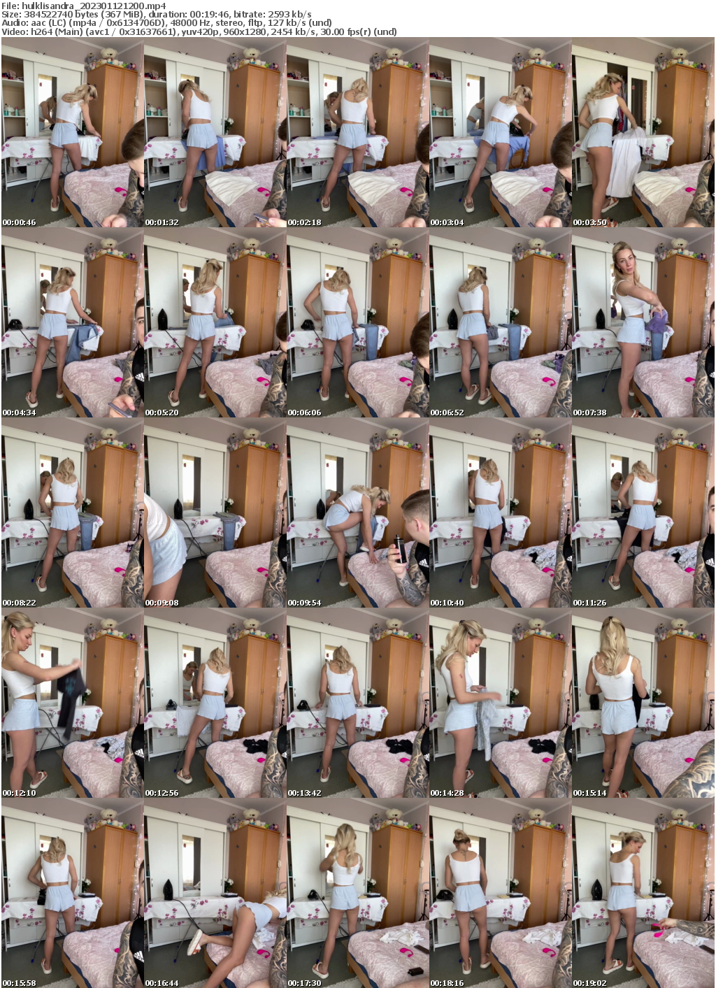 Preview thumb from hulklisandra on 2023-01-12 @ bongacams