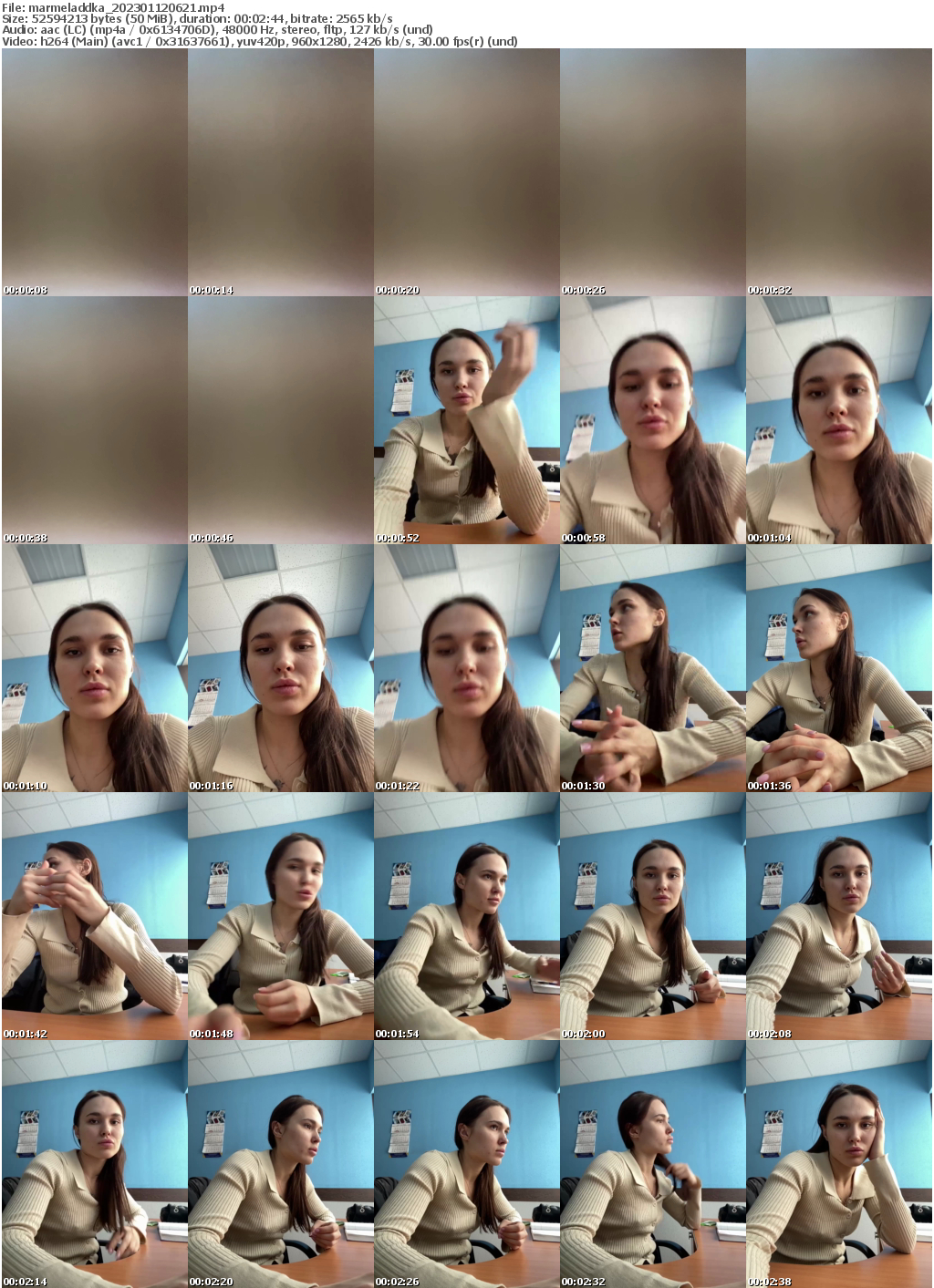 Preview thumb from marmeladdka on 2023-01-12 @ bongacams