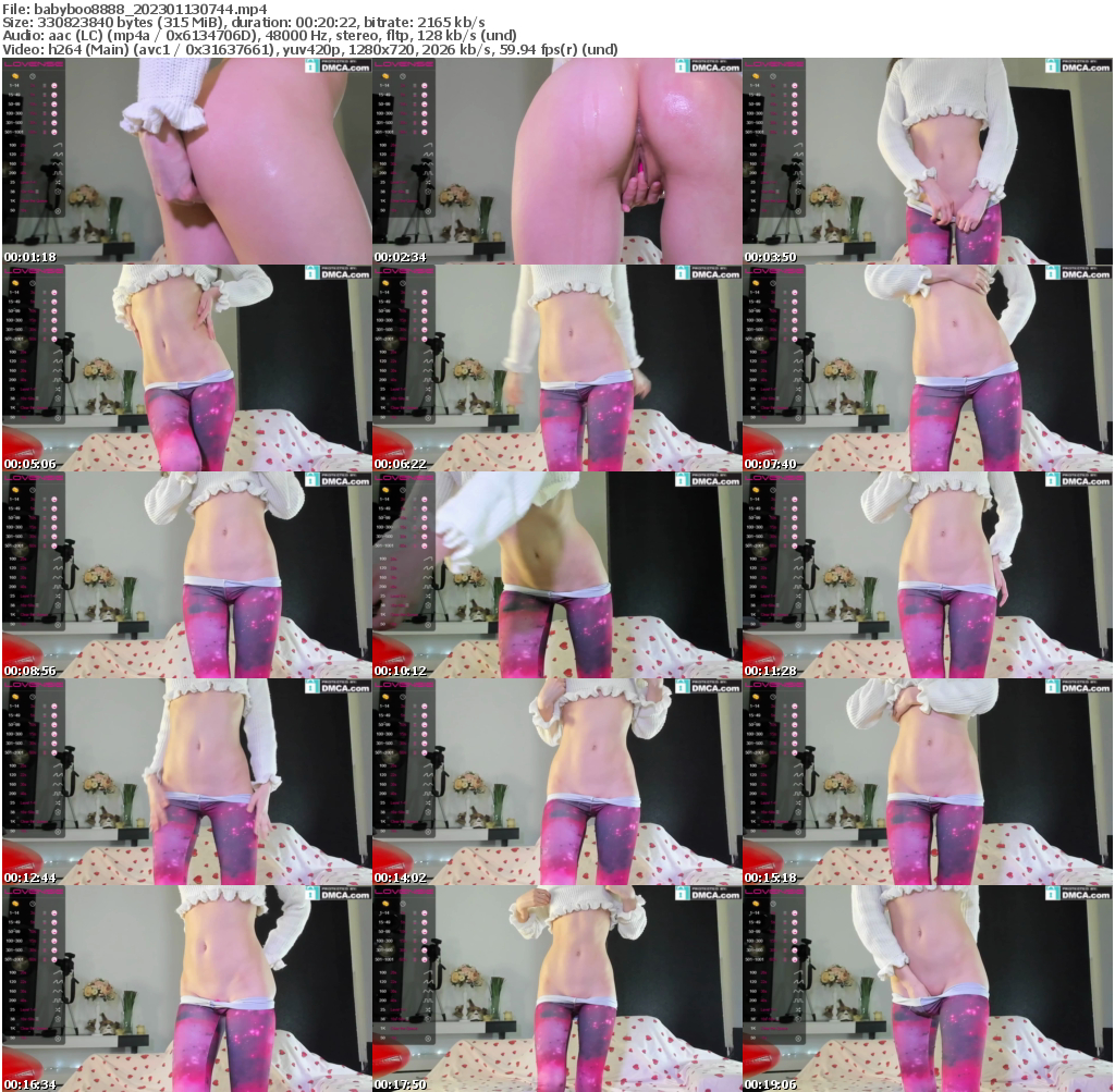 Preview thumb from babyboo8888 on 2023-01-13 @ bongacams