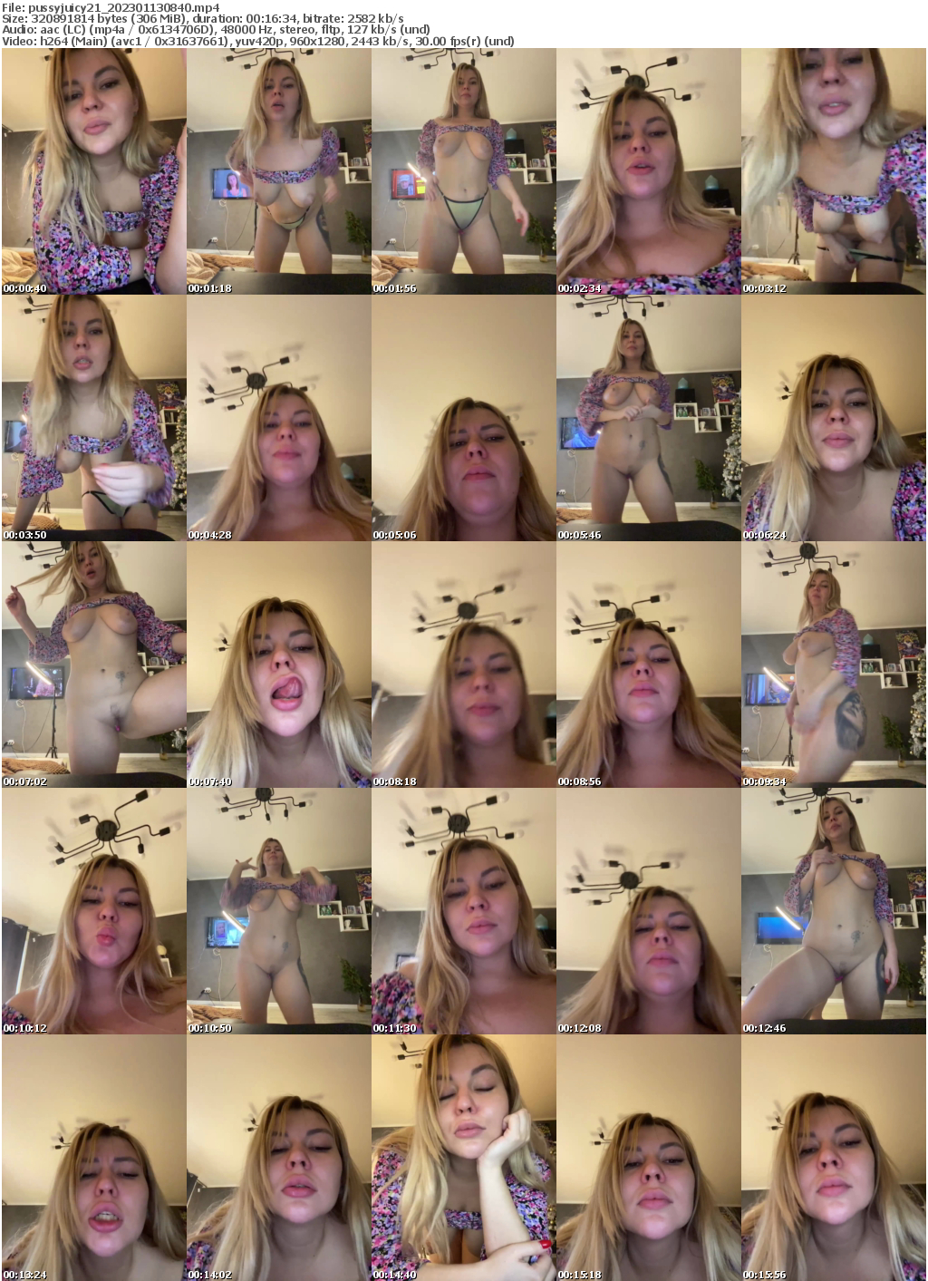 Preview thumb from pussyjuicy21 on 2023-01-13 @ bongacams