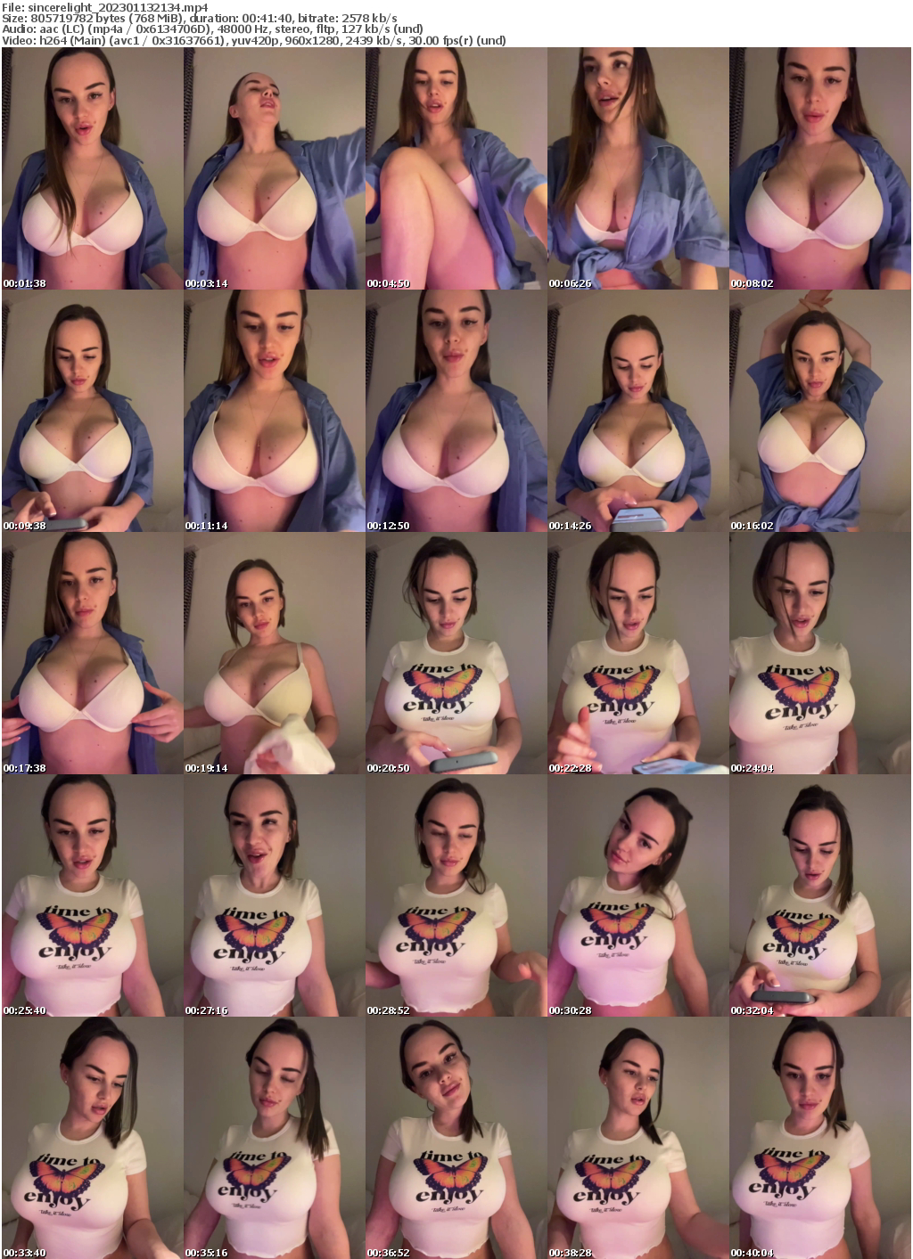 Preview thumb from sincerelight on 2023-01-13 @ bongacams