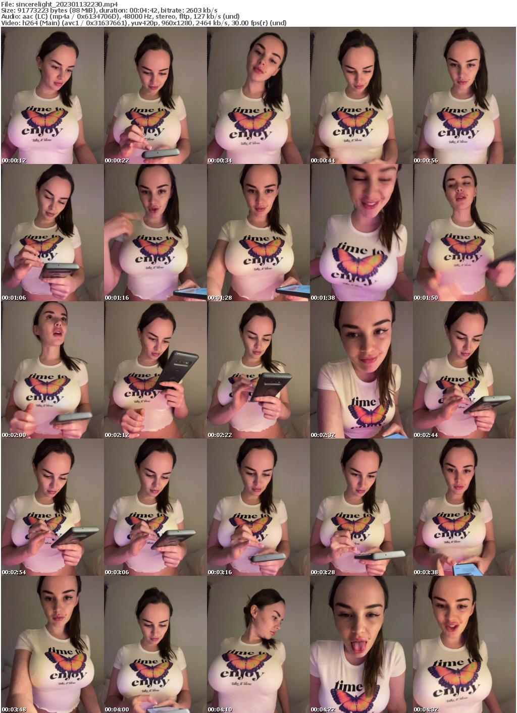 Preview thumb from sincerelight on 2023-01-13 @ bongacams