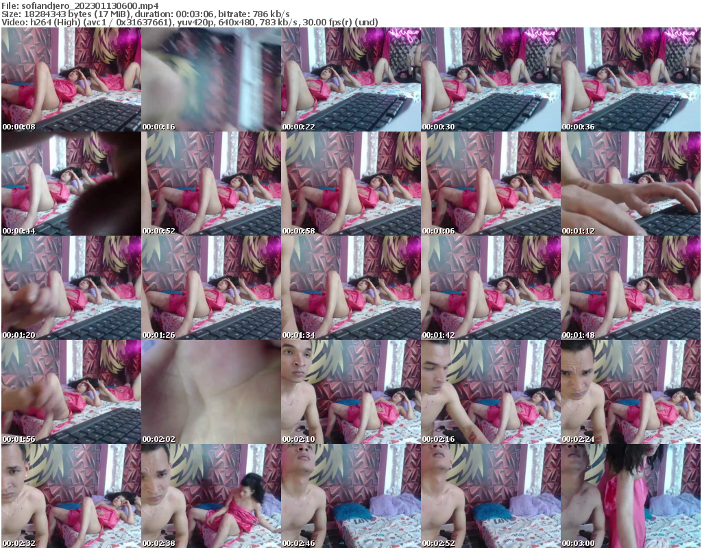 Preview thumb from sofiandjero on 2023-01-13 @ bongacams