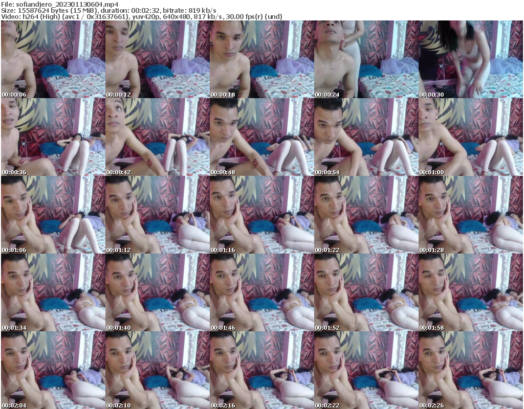 Preview thumb from sofiandjero on 2023-01-13 @ bongacams