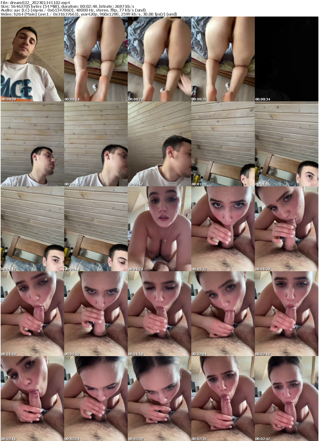 Preview thumb from dream022 on 2023-01-14 @ bongacams