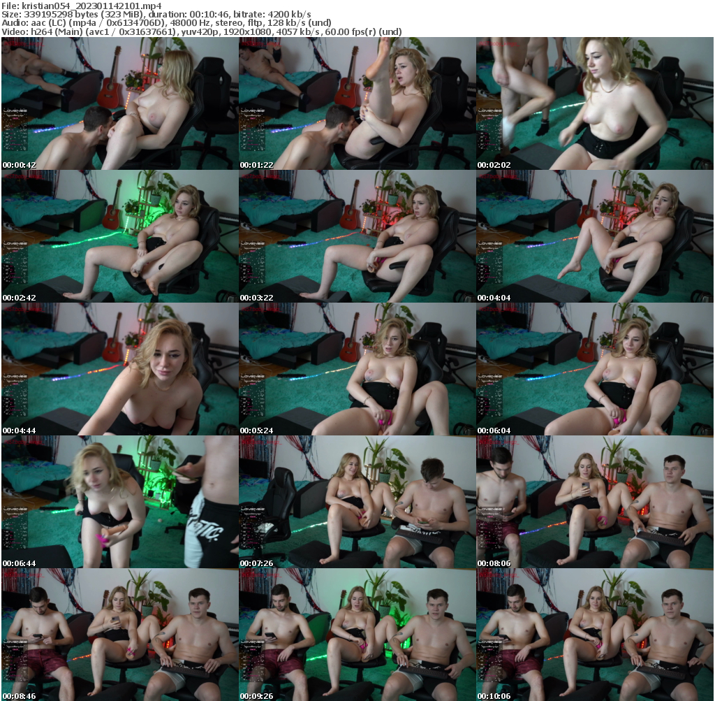 Preview thumb from kristian054 on 2023-01-14 @ bongacams