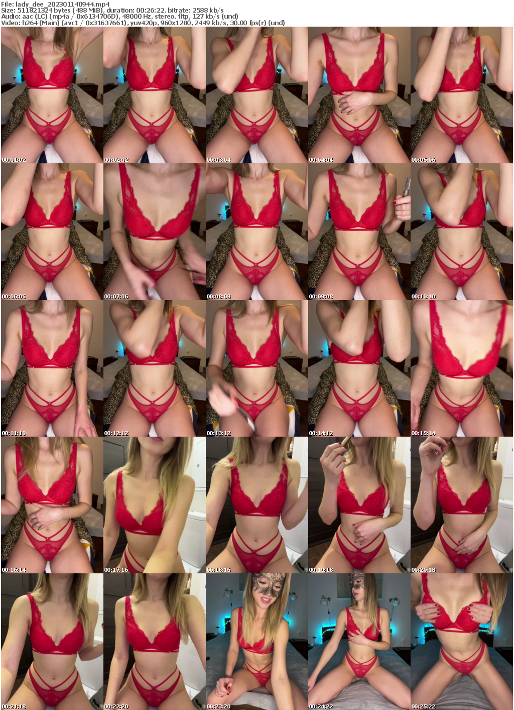 Preview thumb from lady_dee on 2023-01-14 @ bongacams