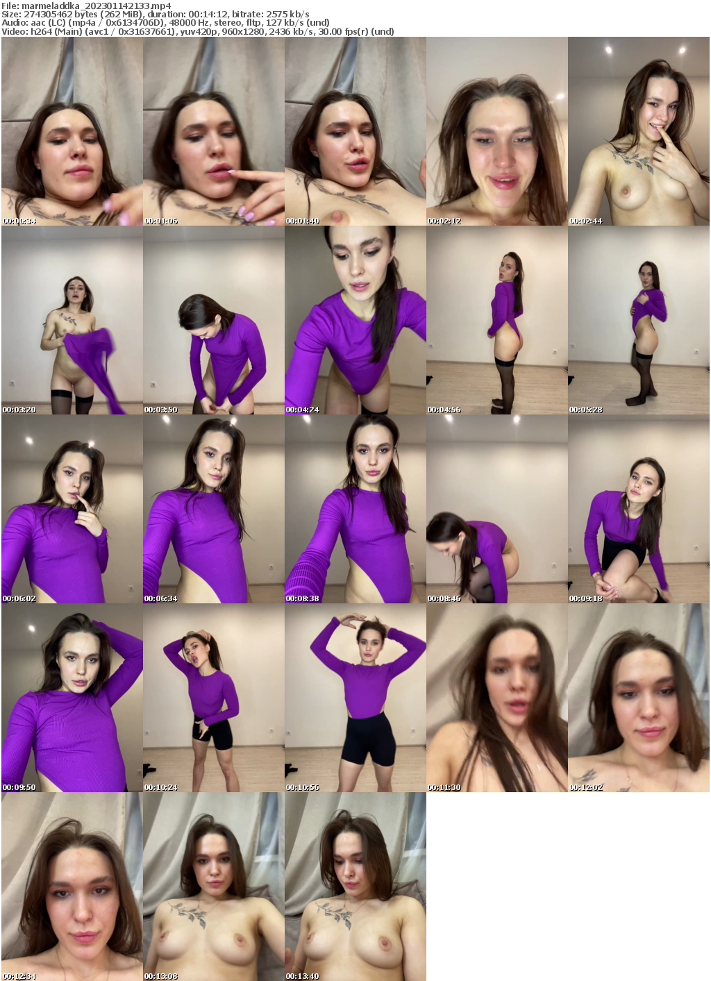 Preview thumb from marmeladdka on 2023-01-14 @ bongacams