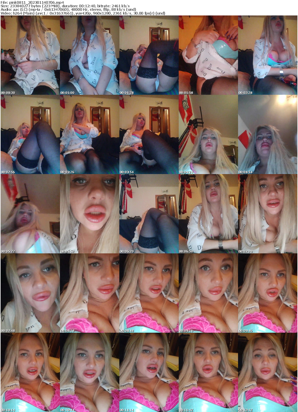 Preview thumb from pink0811 on 2023-01-14 @ bongacams