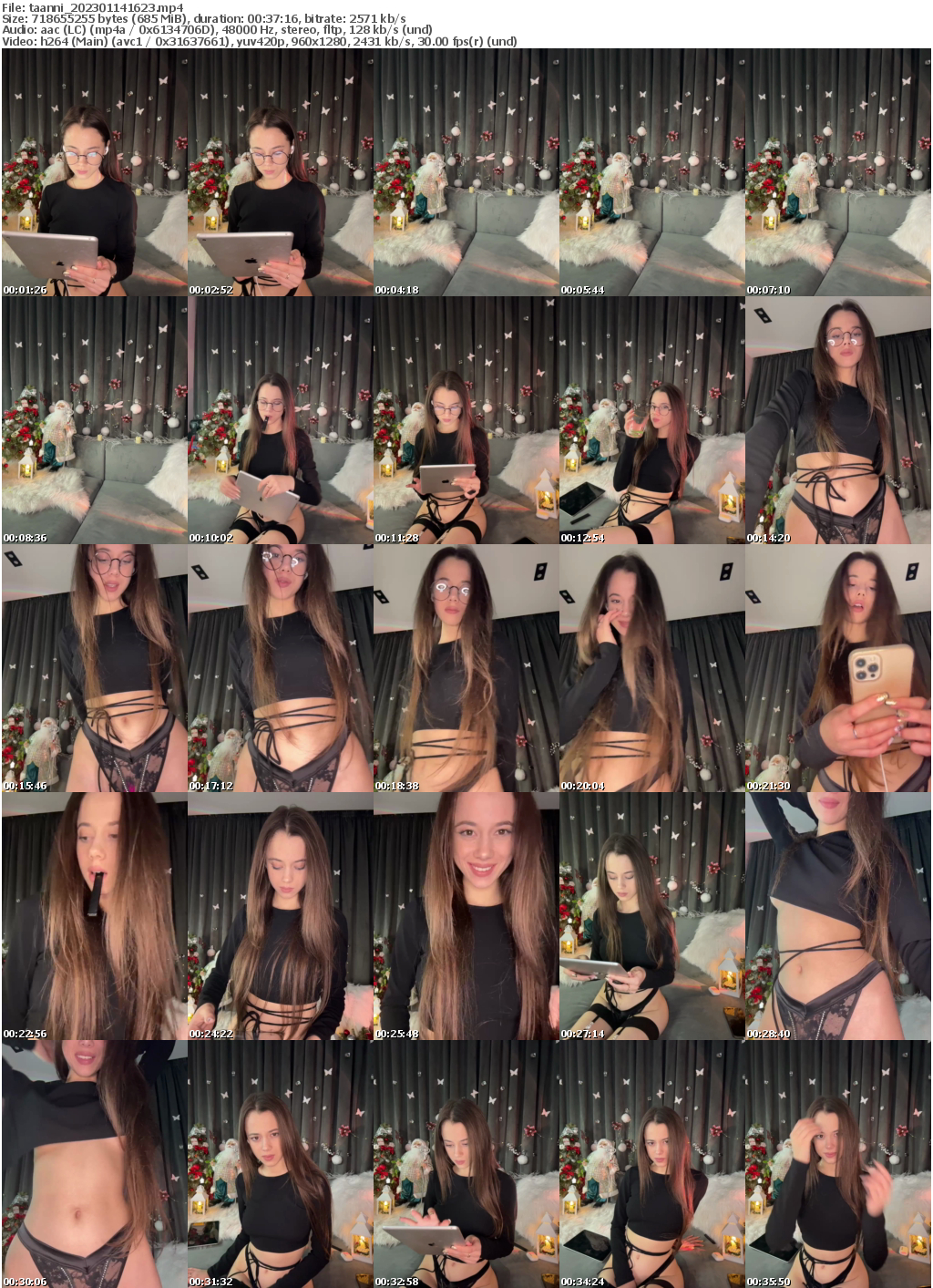 Preview thumb from taanni on 2023-01-14 @ bongacams