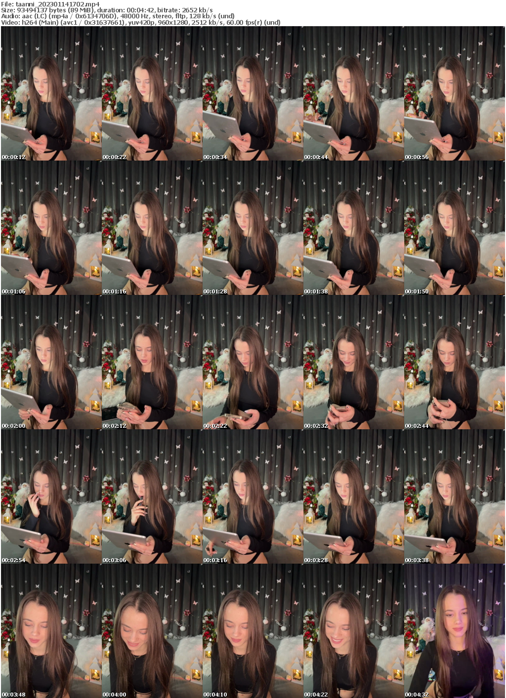 Preview thumb from taanni on 2023-01-14 @ bongacams