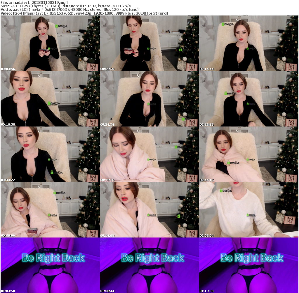 Preview thumb from annadaisy1 on 2023-01-15 @ bongacams