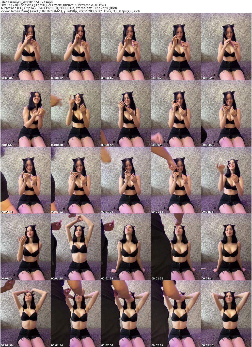 Preview thumb from asunayri on 2023-01-15 @ bongacams