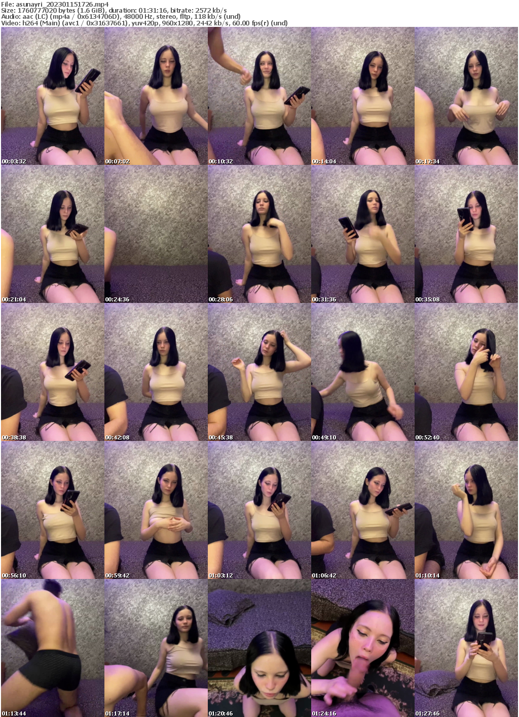 Preview thumb from asunayri on 2023-01-15 @ bongacams