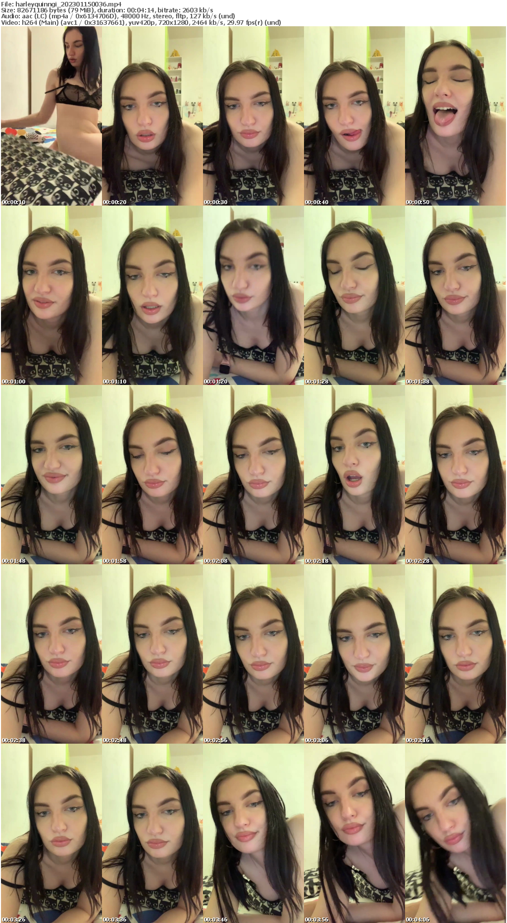 Preview thumb from harleyquinngi on 2023-01-15 @ bongacams