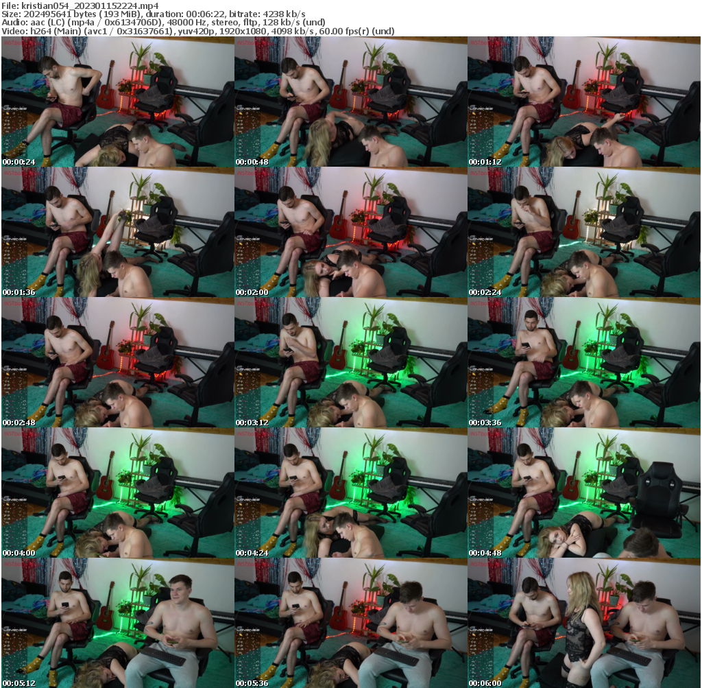 Preview thumb from kristian054 on 2023-01-15 @ bongacams