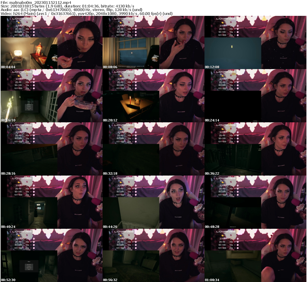 Preview thumb from malinabo0m on 2023-01-15 @ bongacams