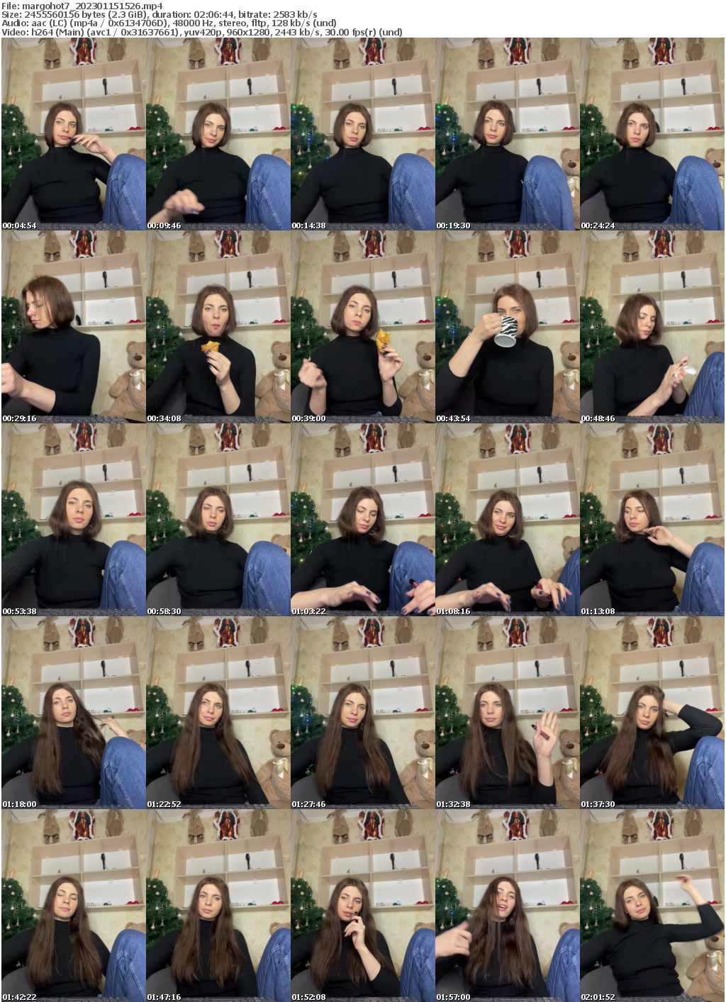 Preview thumb from margohot7 on 2023-01-15 @ bongacams