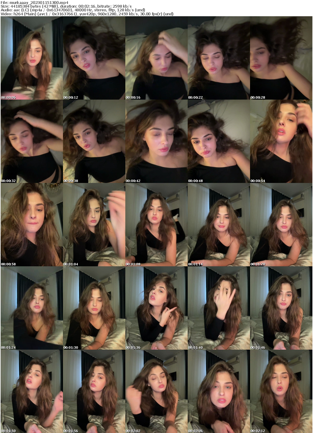 Preview thumb from murkaaay on 2023-01-15 @ bongacams