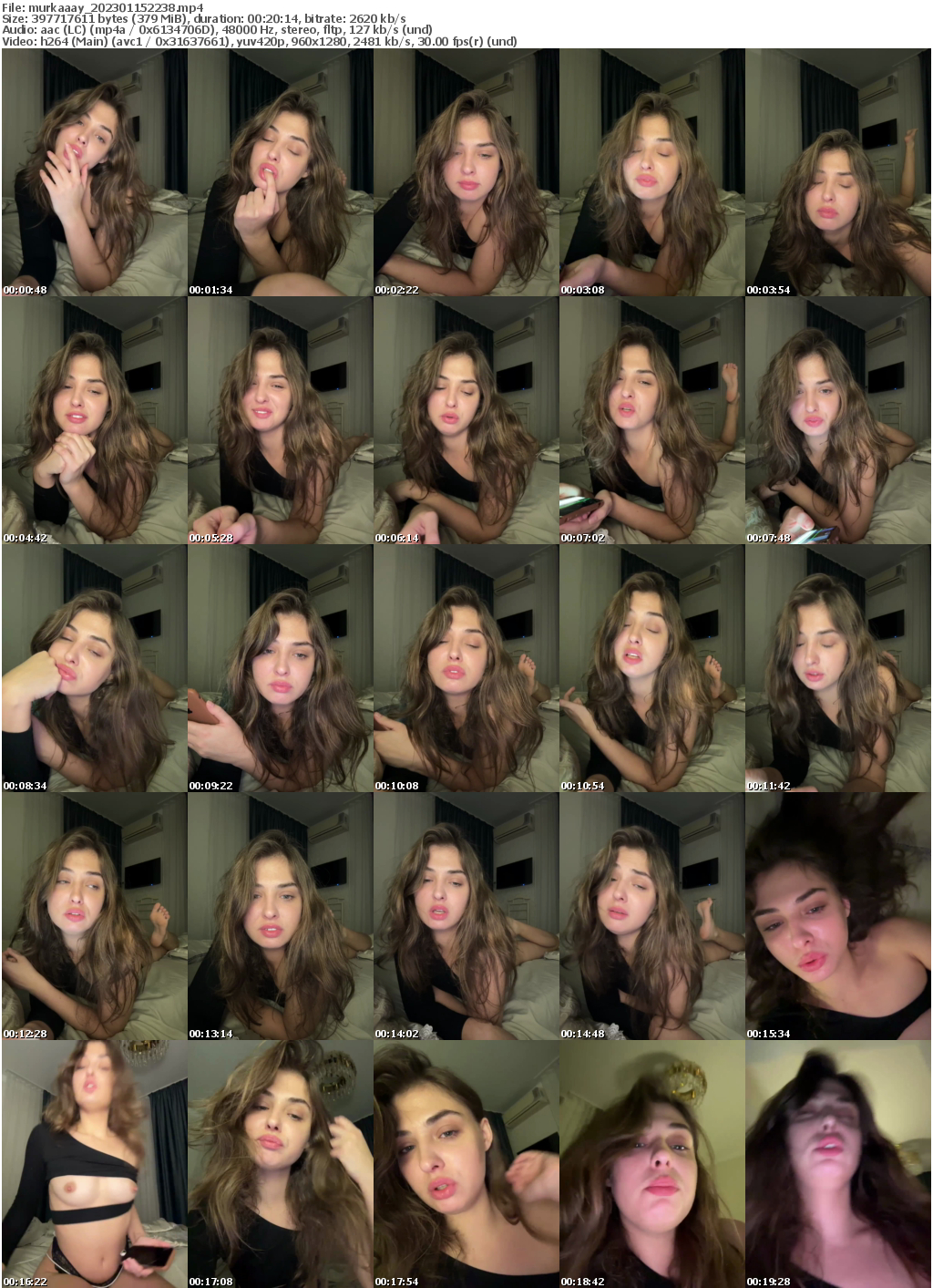 Preview thumb from murkaaay on 2023-01-15 @ bongacams