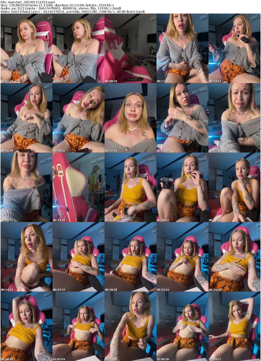 Preview thumb from murstart on 2023-01-15 @ bongacams