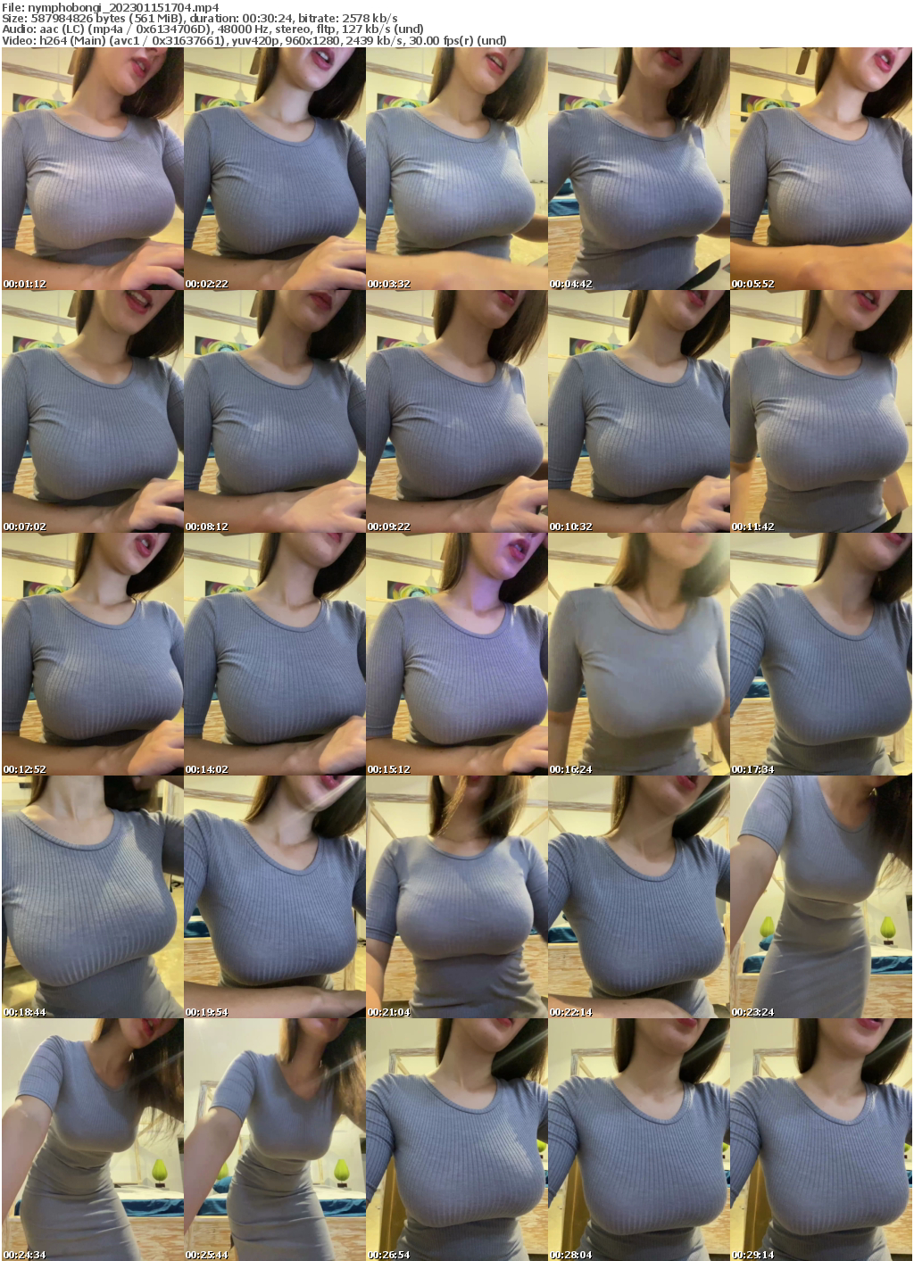 Preview thumb from nymphobongi on 2023-01-15 @ bongacams