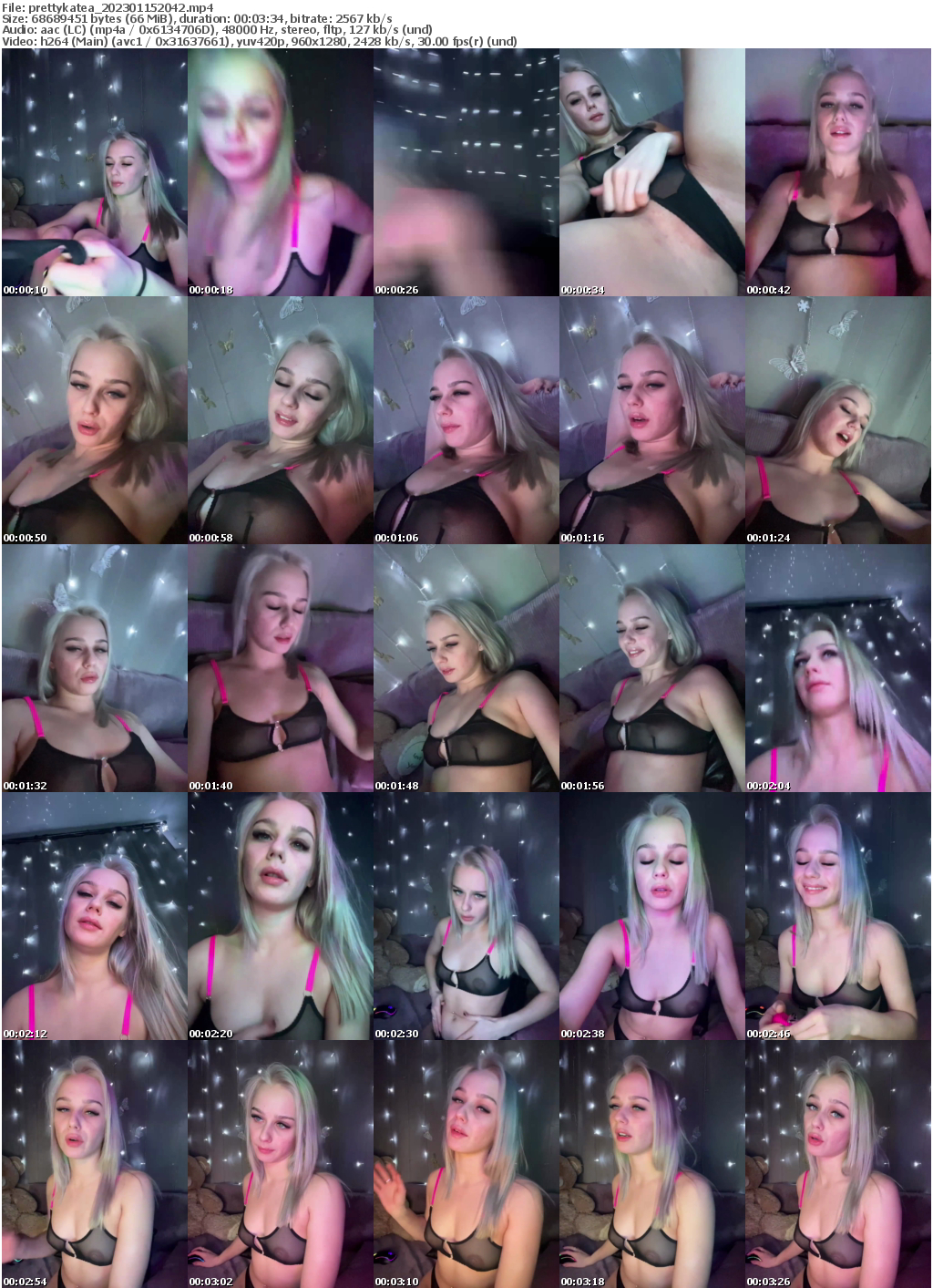 Preview thumb from prettykatea on 2023-01-15 @ bongacams