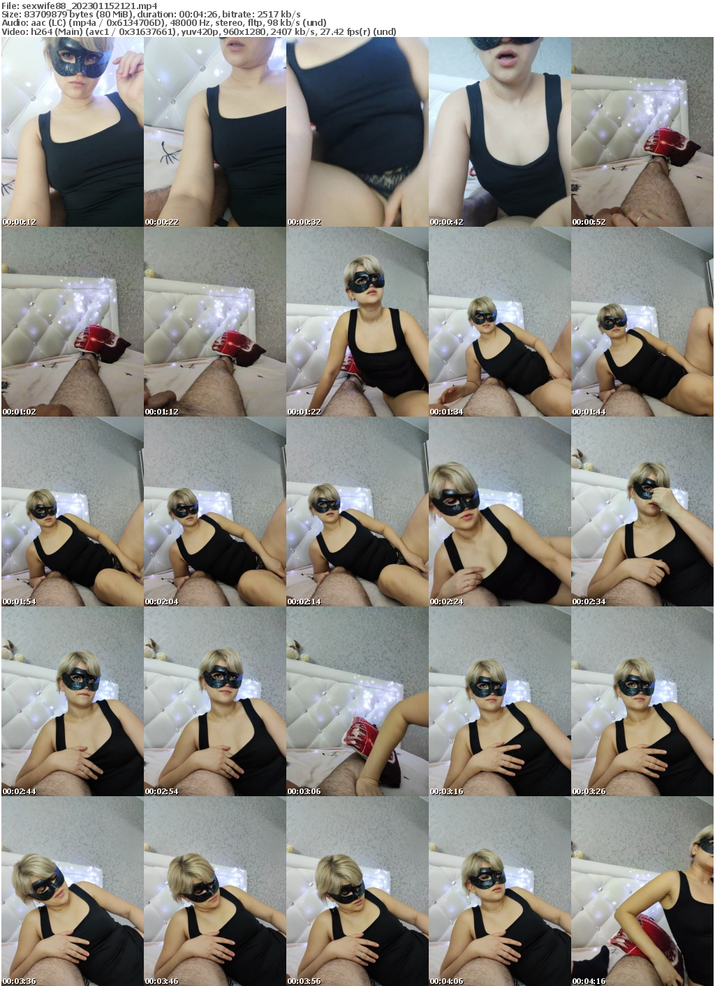 Preview thumb from sexwife88 on 2023-01-15 @ bongacams