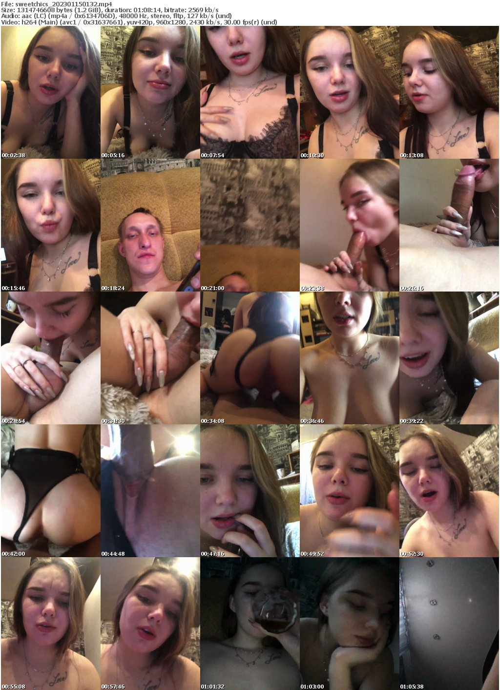 Preview thumb from sweetchics on 2023-01-15 @ bongacams