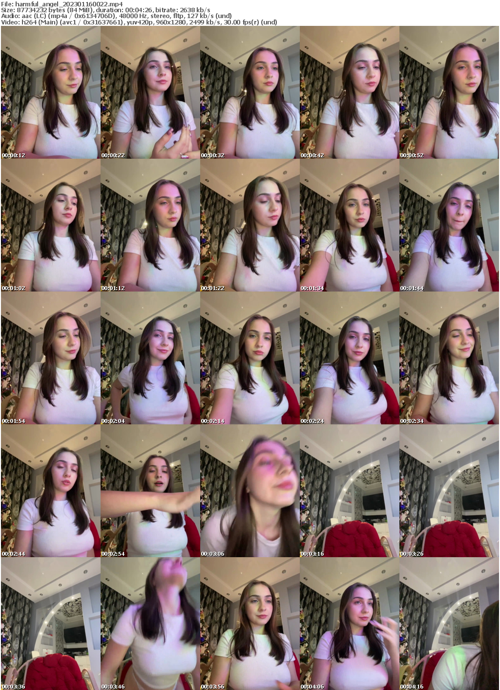 Preview thumb from harmful_angel on 2023-01-16 @ bongacams