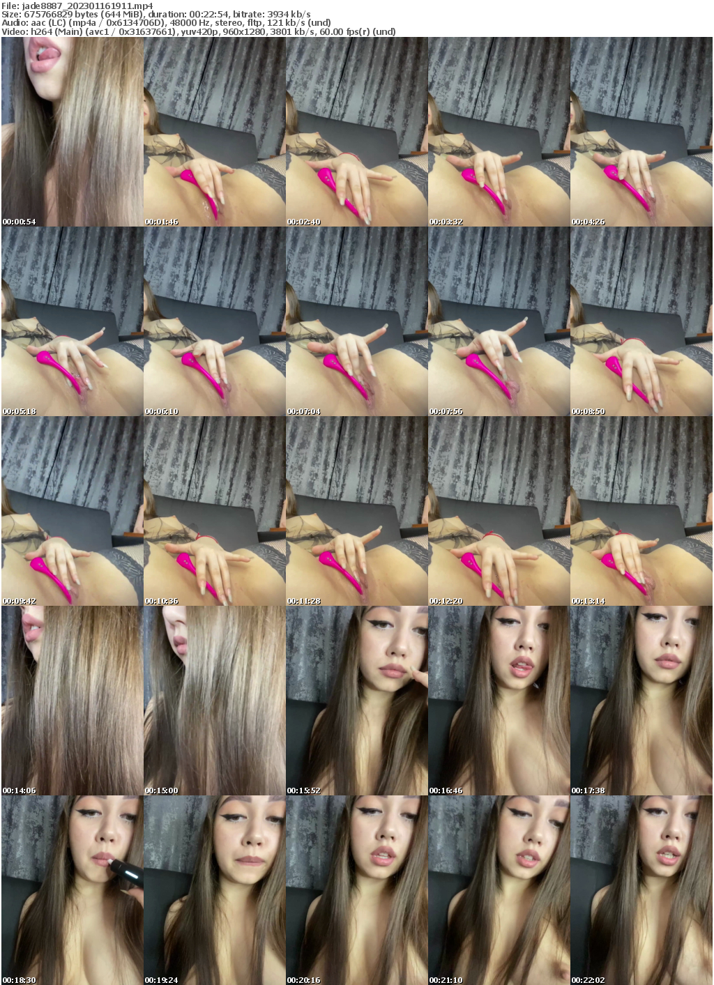 Preview thumb from jade8887 on 2023-01-16 @ bongacams