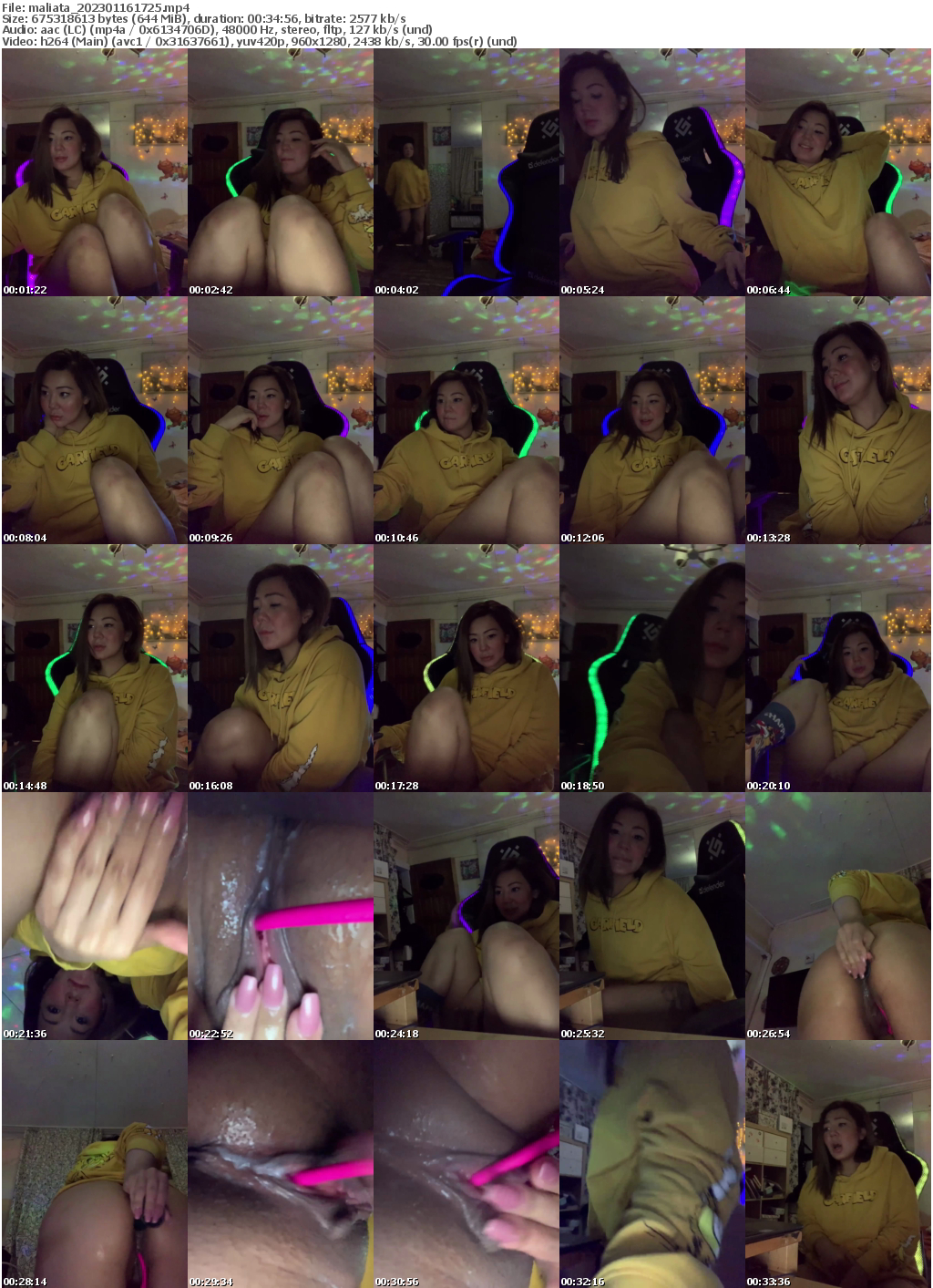 Preview thumb from maliata on 2023-01-16 @ bongacams