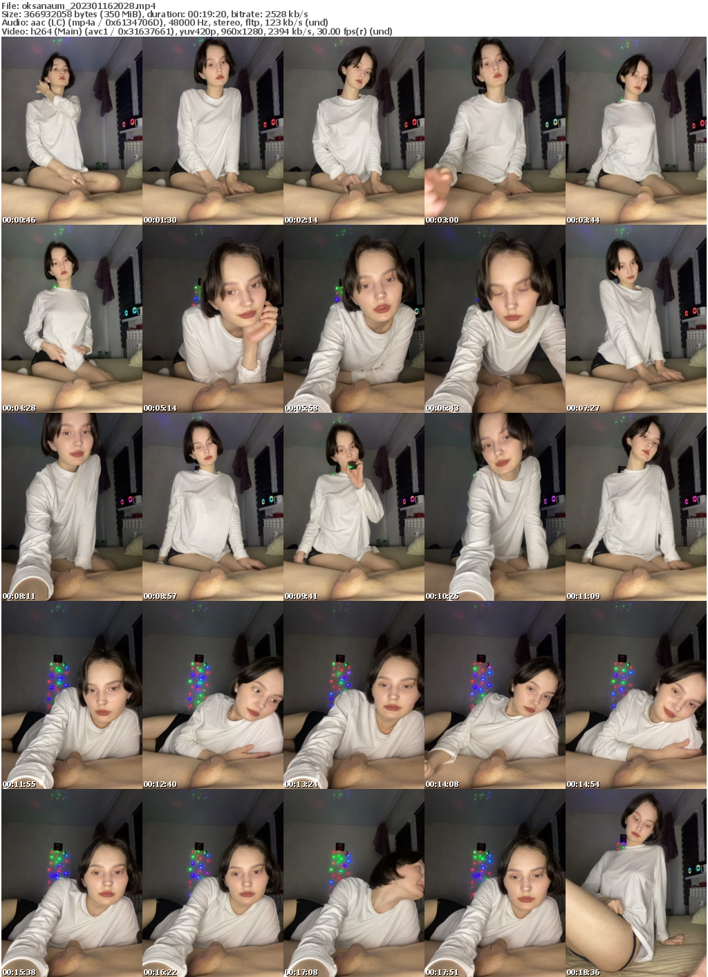 Preview thumb from oksanaum on 2023-01-16 @ bongacams