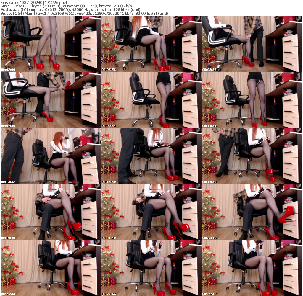 Preview thumb from carrie1337 on 2023-01-17 @ bongacams