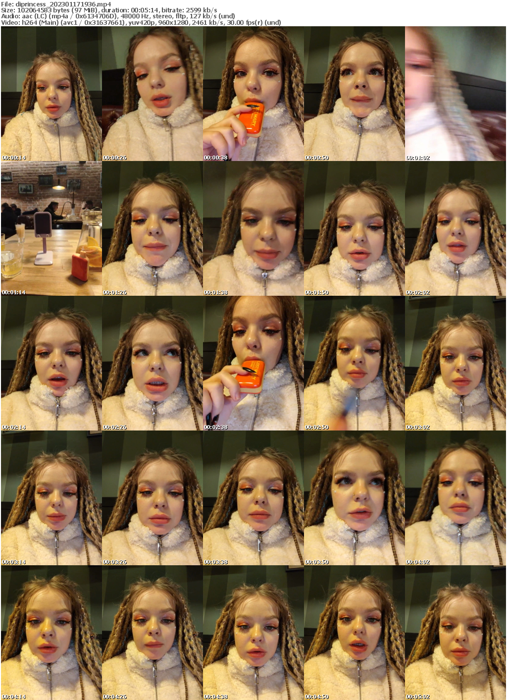 Preview thumb from diprincess on 2023-01-17 @ bongacams