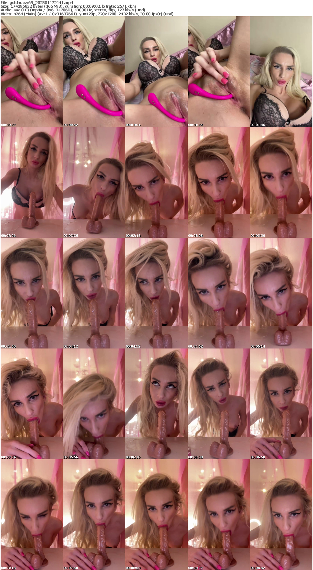 Preview thumb from goldpussy69 on 2023-01-17 @ bongacams