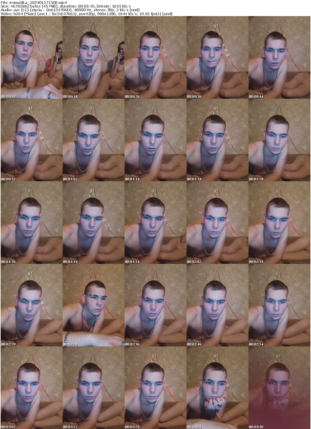 Preview thumb from iromatika on 2023-01-17 @ bongacams