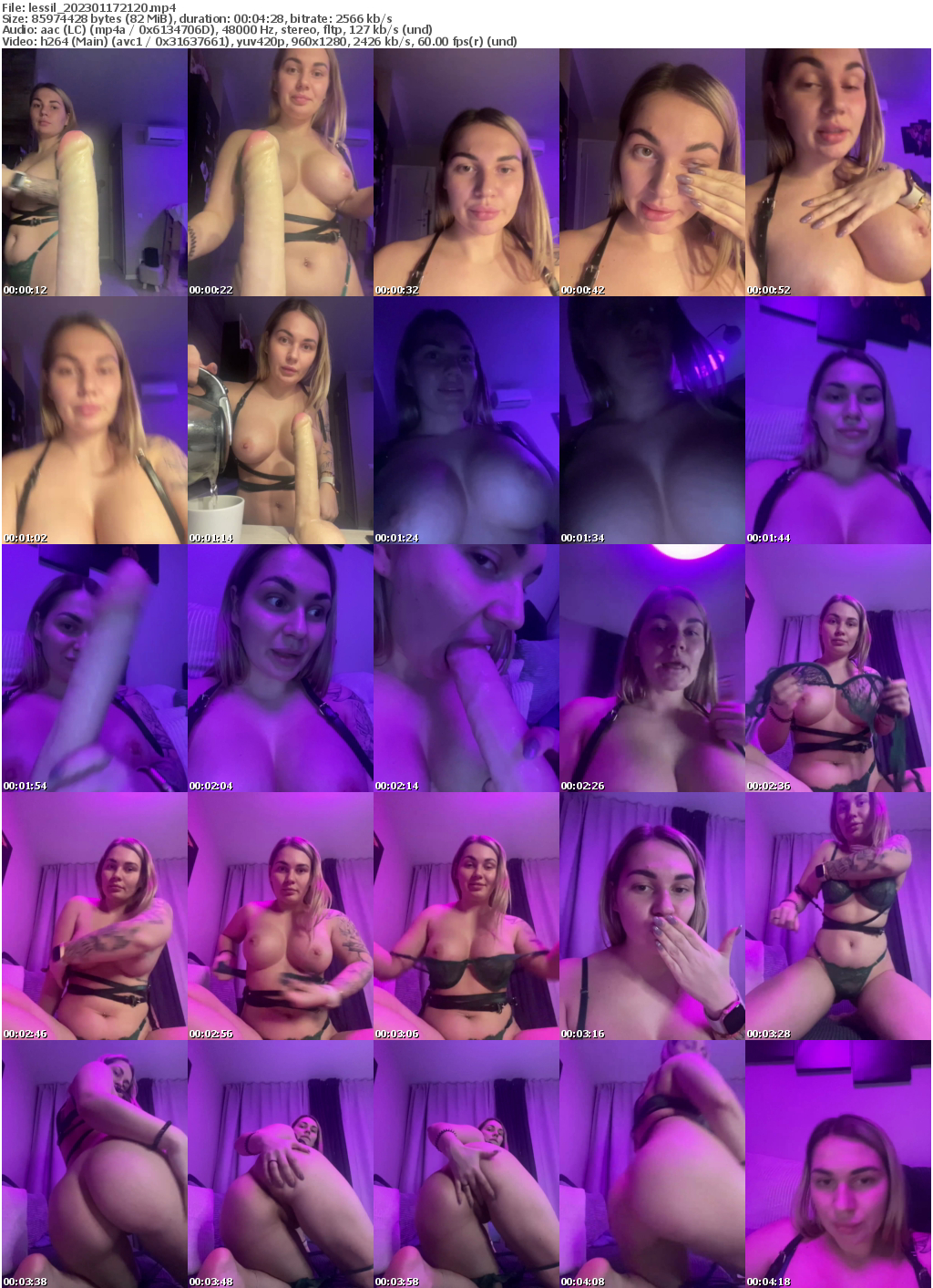 Preview thumb from lessil on 2023-01-17 @ bongacams