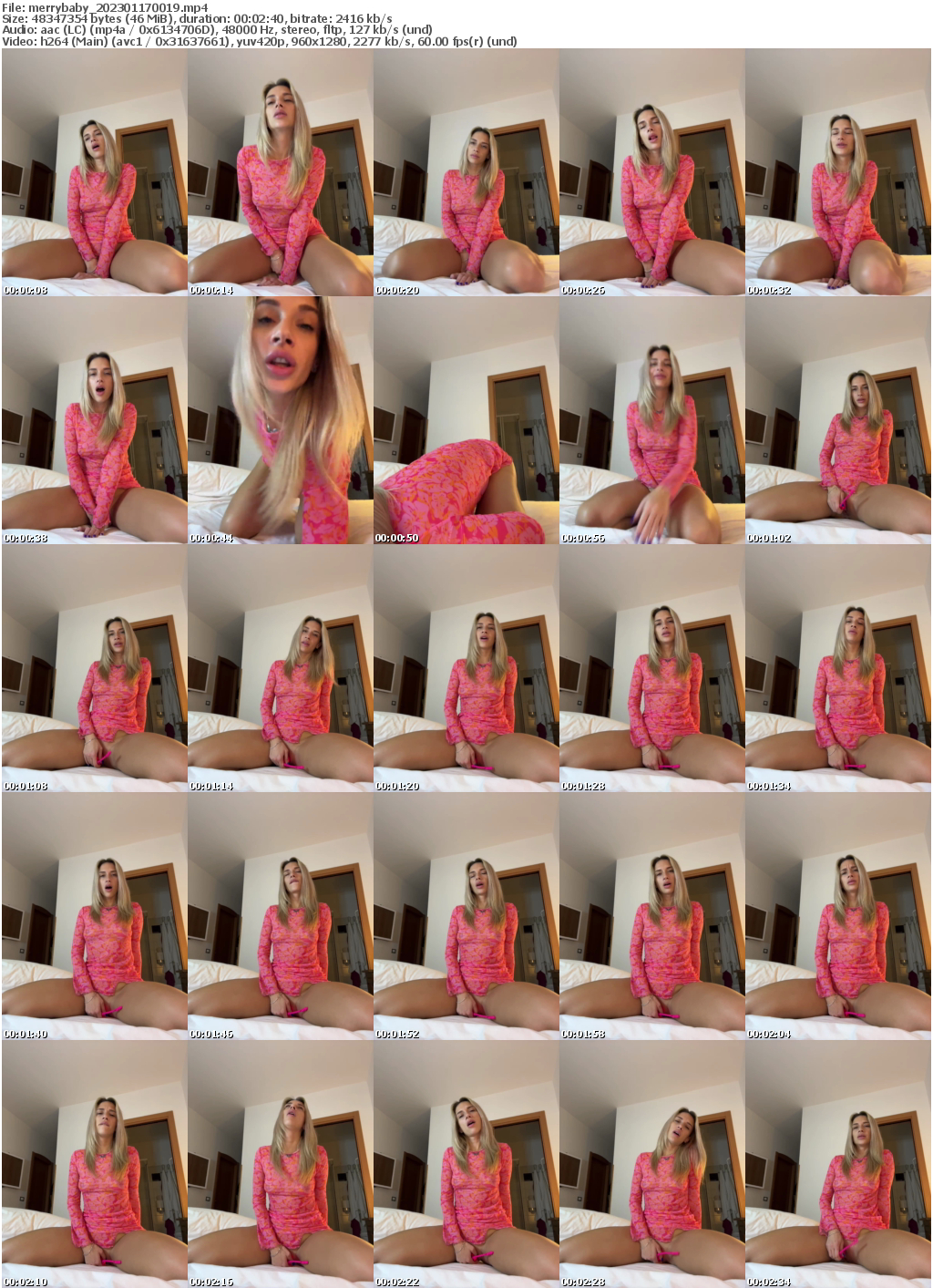 Preview thumb from merrybaby on 2023-01-17 @ bongacams