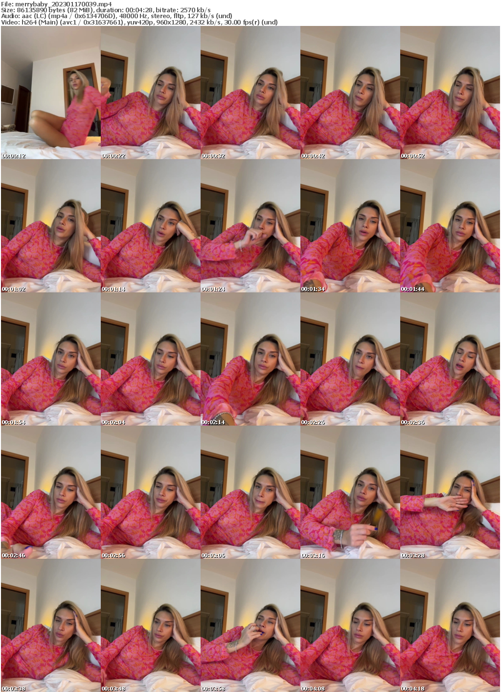 Preview thumb from merrybaby on 2023-01-17 @ bongacams