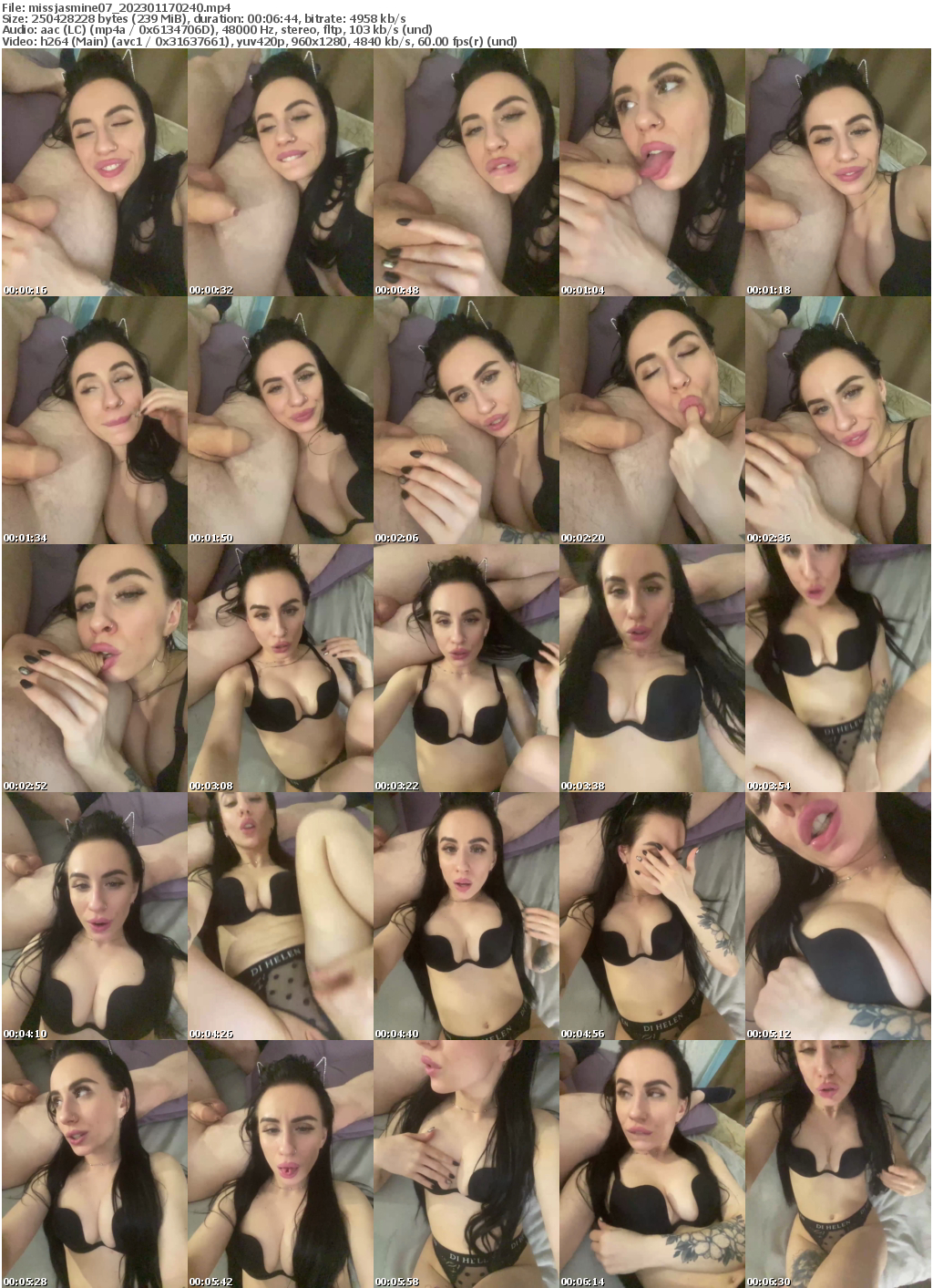 Preview thumb from missjasmine07 on 2023-01-17 @ bongacams