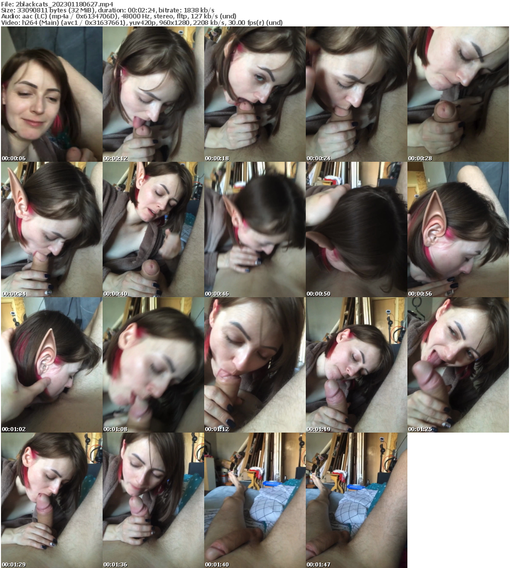 Preview thumb from 2blackcats on 2023-01-18 @ bongacams