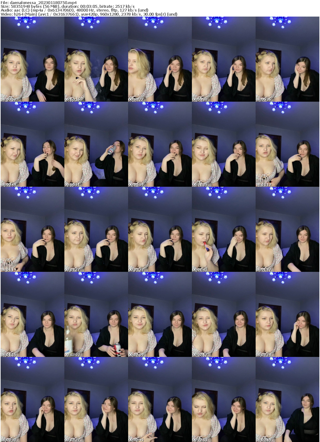 Preview thumb from daenalonessa on 2023-01-18 @ bongacams