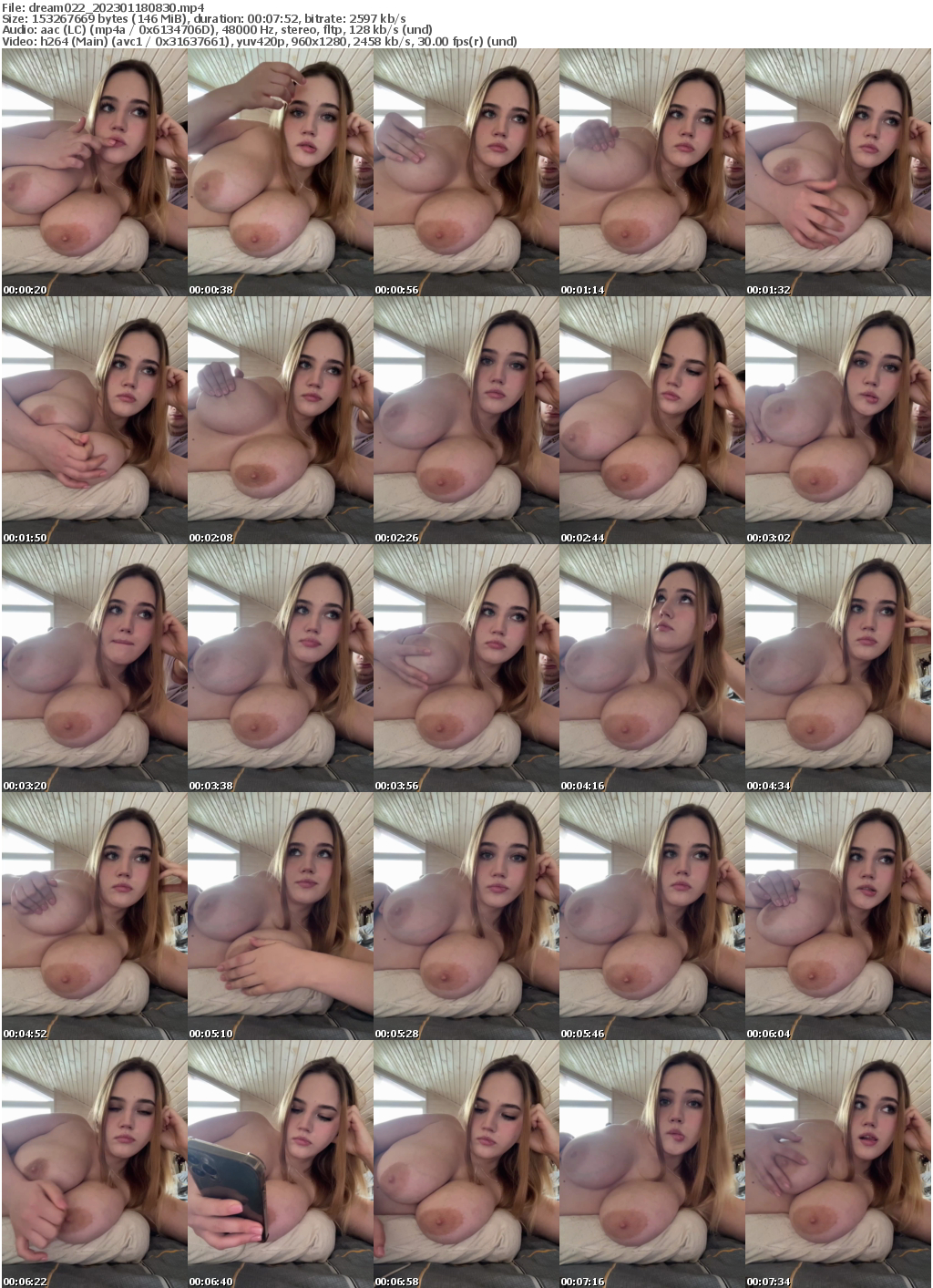 Preview thumb from dream022 on 2023-01-18 @ bongacams