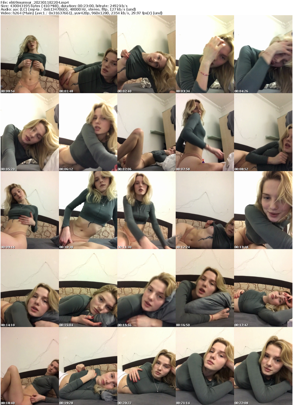 Preview thumb from eli69murmur on 2023-01-18 @ bongacams