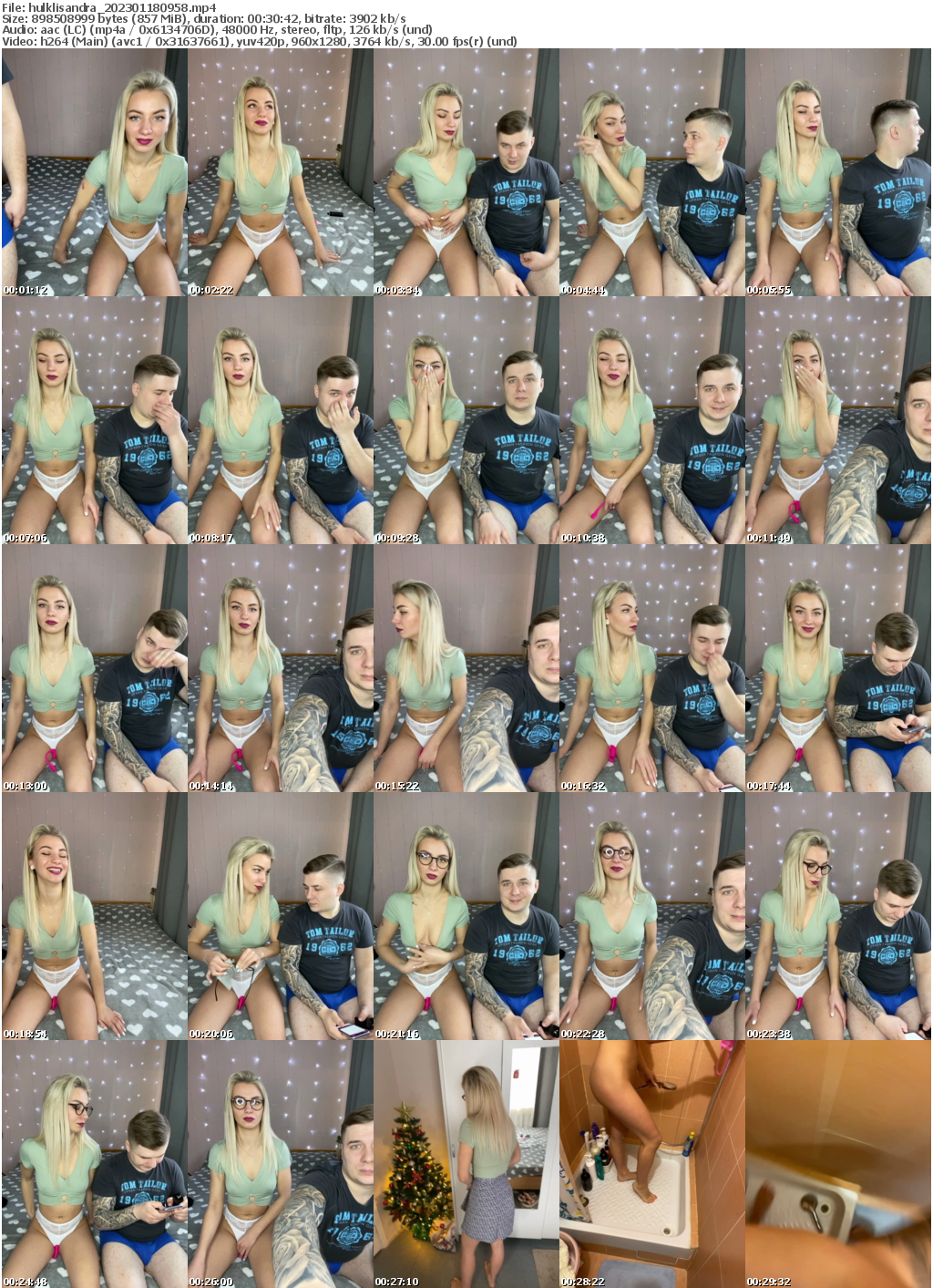 Preview thumb from hulklisandra on 2023-01-18 @ bongacams