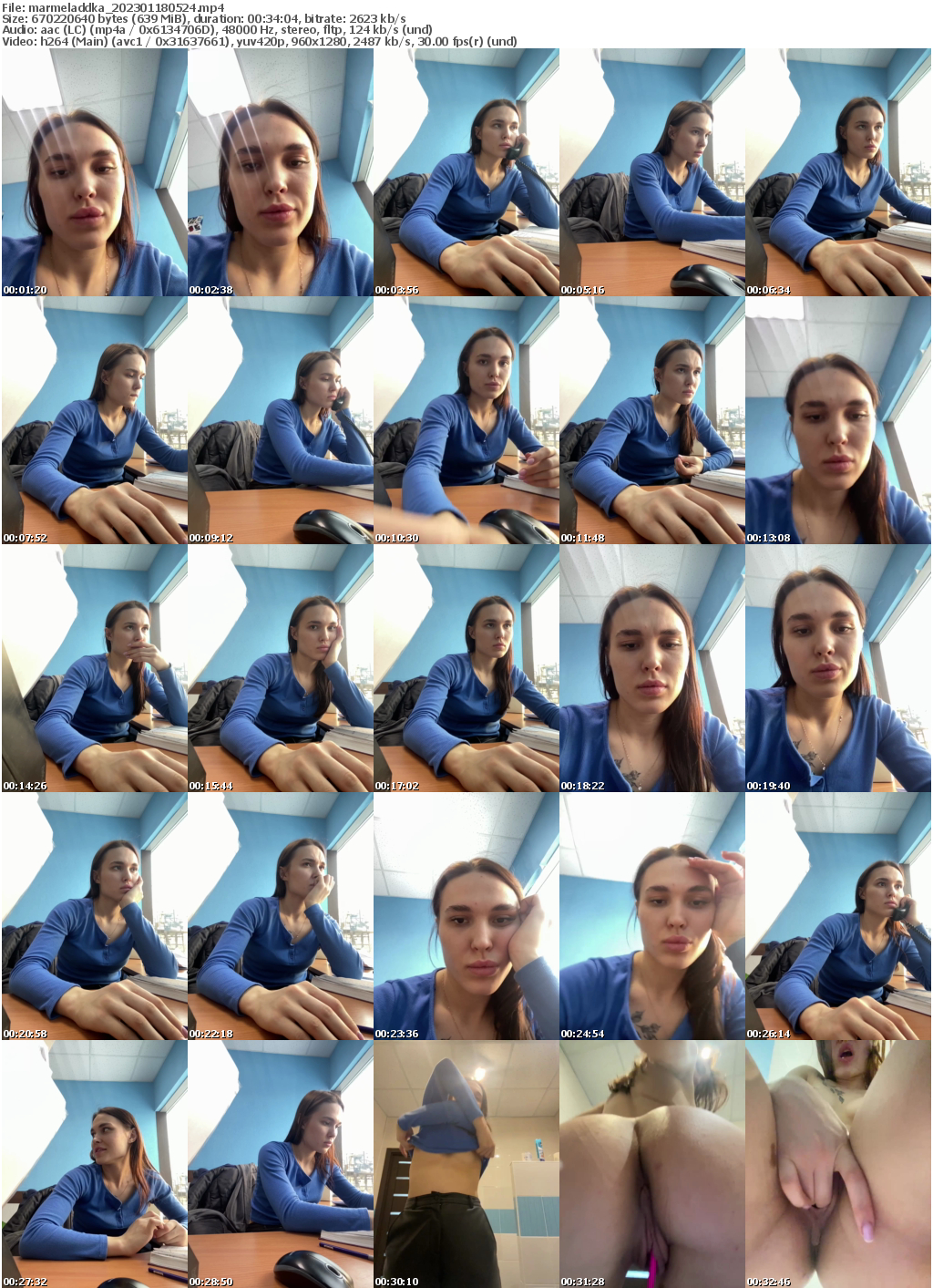 Preview thumb from marmeladdka on 2023-01-18 @ bongacams